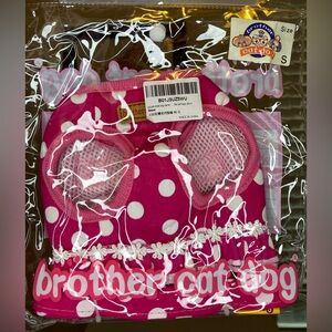 Brand new Hot Pink dog harness with leash Size Small